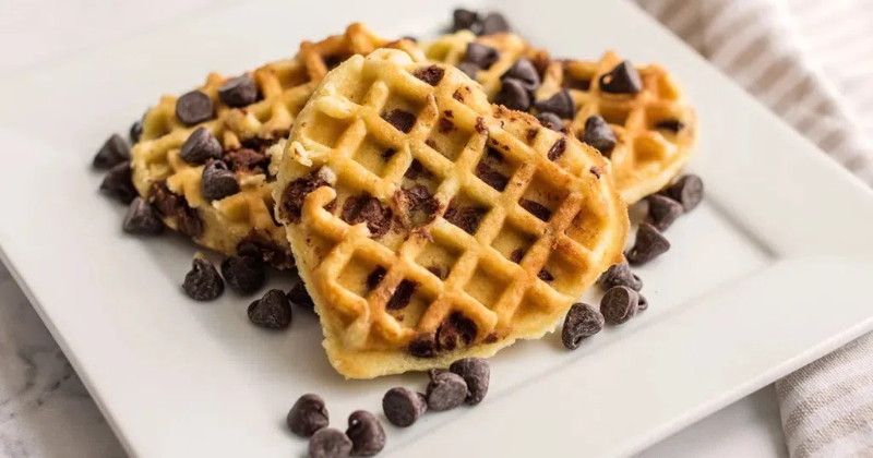 Chocolate Chip Cookies Waffles