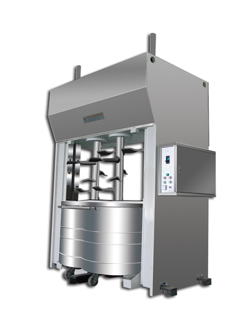 Mixer de aluat vertical