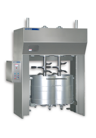 Mixer de aluat vertical