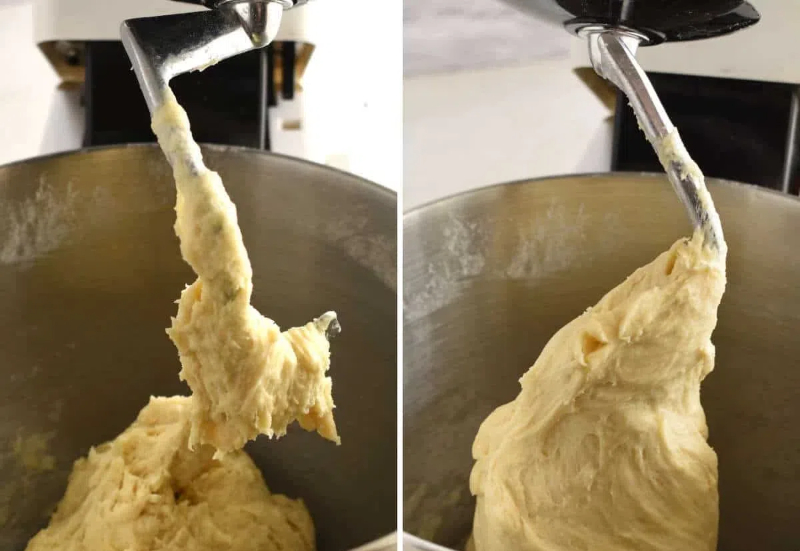 how to knead dough in mixer