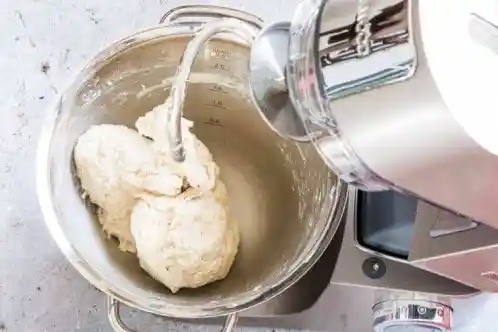 how to knead bread dough with stand mixer