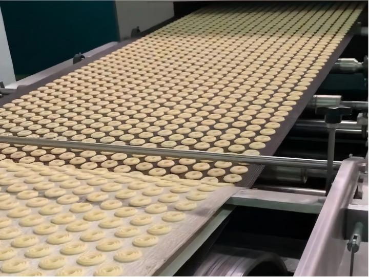 After the customer's biscuit production line was upgraded