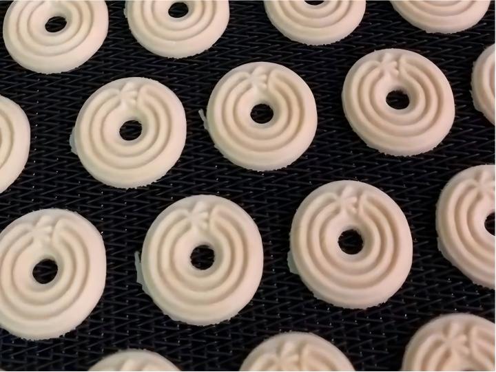 Customer's biscuit production line production details